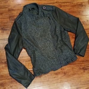 Trendology Gray Moto Jacket, Medium
